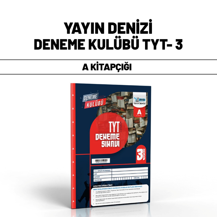 YAYIN DENİZİ TYT DENEME KULÜBÜ 3-A - 24-25